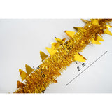 Beteala Craciun, Flippy, auriu, marimea: 2 m x 9 cm x 5 cm material:folie PVC, interior/exterior - vivimall.ro