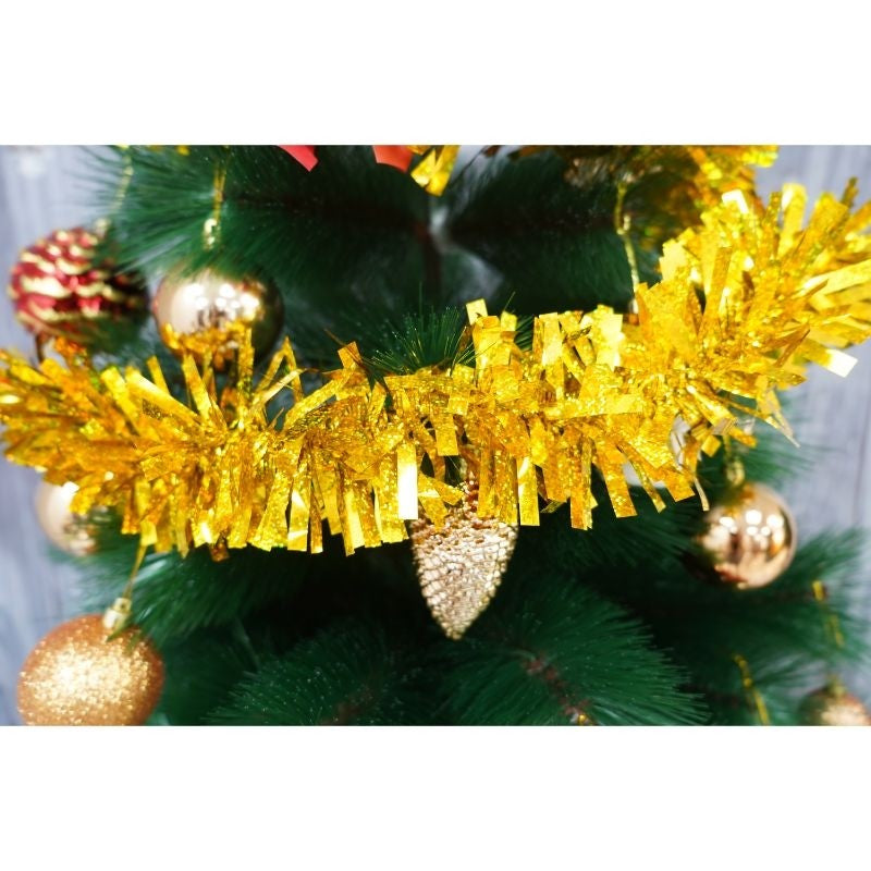 Beteala Craciun, Flippy, galben, marimea: 2 m x 9 cm material:folie PVC, interior/exterior - vivimall.ro