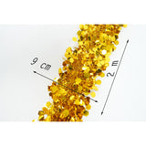 Beteala Craciun, Flippy, galben, marimea: 2 m x 9 cm material:folie PVC, interior/exterior - vivimall.ro