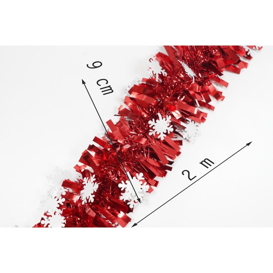 Beteala Craciun, Flippy, roșu, marimea:  2 m x 9 cm x 9 cm material:folie PVC, interior/exterior - vivimall.ro