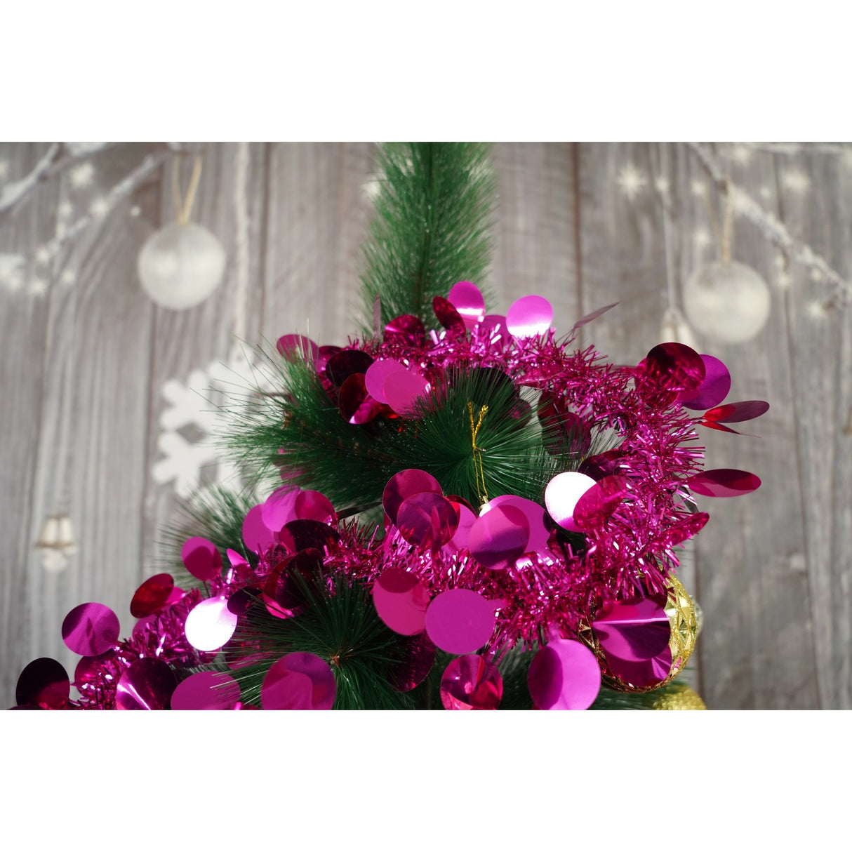 Beteala Craciun, Flippy, roz, marimea: 2 m x 11 cm material:folie PVC, interior/exterior - vivimall.ro