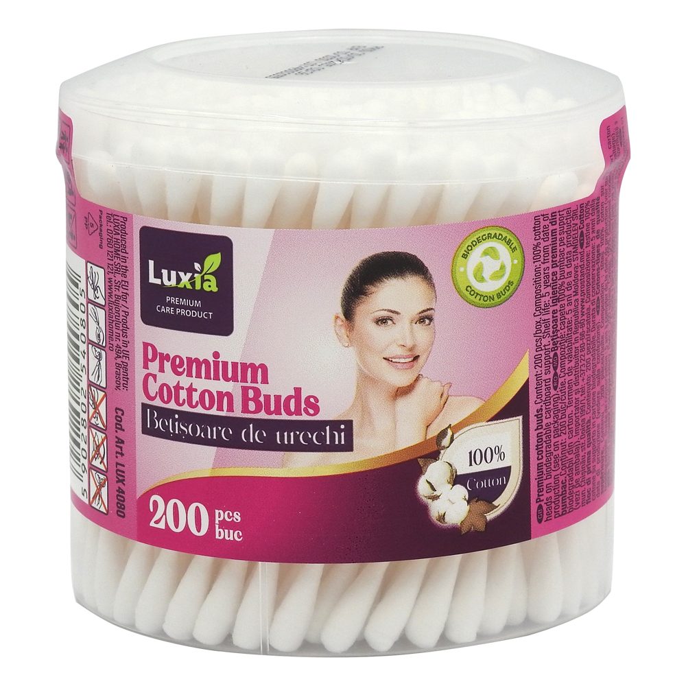 Betisoare, Luxia, Urechi Cutie 200 buc