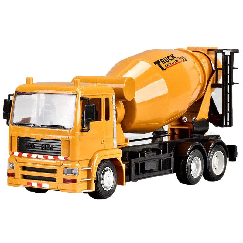 Camion Betoniera Jucarie pentru Copii, Vivimall, Jucarie Camion Betoniera cu Telecomanda, Jucarie de Constructie, Acumulator cu Incarcare USB, 29 x 13 x 9 cm, Galben - vivimall.ro