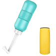 Bideu Portabil Pentru Igiena Intima, Pentru Postpartum/ Postoperator, 450 Ml, Cu Capac Si Husa Galbena, 29.5X7 Cm, Culoare Recipient - vivimall.ro