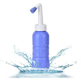 Bideu Portabil Pentru Igiena Intima, Pentru Postpartum/ Postoperator, 450 Ml, Cu Capac Si Husa Galbena, 29.5X7 Cm, Culoare Recipient - vivimall.ro