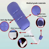 Bideu Portabil Pentru Igiena Intima, Pentru Postpartum/ Postoperator, 450 Ml, Cu Capac Si Husa Galbena, 29.5X7 Cm, Culoare Recipient - vivimall.ro