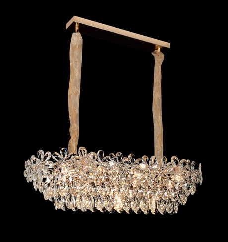 Candelabru Cristal Regalis 11X E14, Diametru 85Cm, Lucios - vivimall.ro