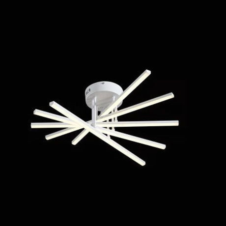 Lustra Led Cu Telecomanda Gio, 5 Elemente, Lumina Rece/Clada/Neutra, Dimabila - vivimall.ro