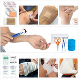 Kit Supravietuire Multifuncional 40 De Instrumente Profesionale, Echipament De Prim-Ajutor, Drumetie, Camping - vivimall.ro