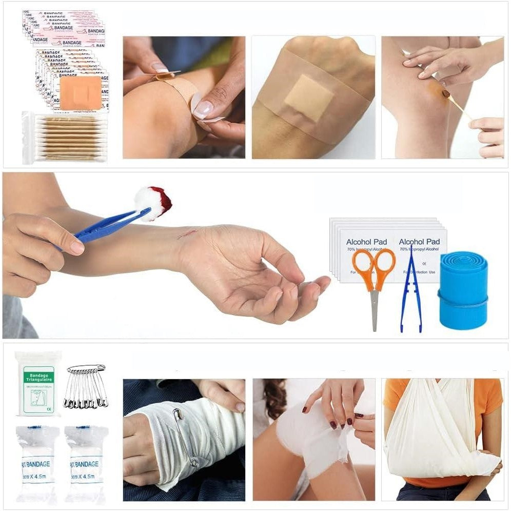 Kit supravietuire multifuncional Vivimall, 40 de Instrumente Profesionale, Echipament de prim-ajutor, Drumetie, Camping - vivimall.ro