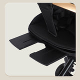 Carucior Sport Flippy 3in1, 6-36 Luni, Reversibil, Pliabil, Tavita pentru Masa, Pozitie de Somn, Centura de Siguranta, Roti 360, Suport Pahar, Copertina pentru Soare, 32x63x95cm, Negru Model Pisicute - vivimall.ro