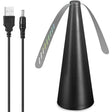 Ventilator Exterior, Repelent Pentru Muste/Tantari, Cablu Usb, Slot Baterii, 9 X 9 X 20 Cm, Negru - vivimall.ro