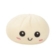 Jucărie antistres Squishy Flippy Chifla Aburită Kawaii, 10 cm, culoare bej, vedere frontală