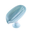 Savoniera Cu Scurgere, Pentru Sapun, Cu Ventuza, Material Abs, 13 X 8.5 X 10.5 Cm, Albastru - vivimall.ro