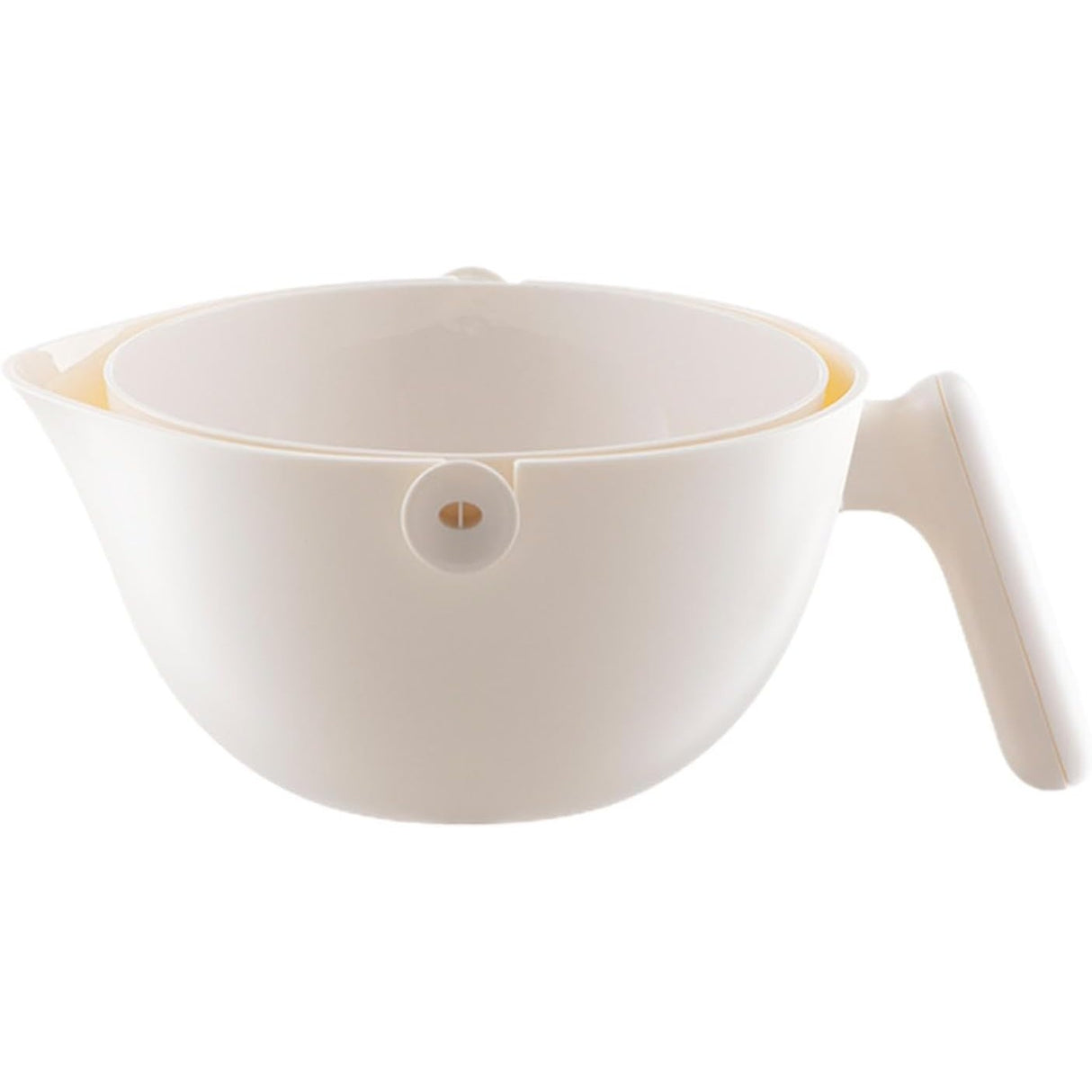 Bol Cu Doua Straturi, Pentru Fructe, Legume, Cu Cos De Scurgere A Apei, 2L, Din Abs+Pp, 29.9 X 22.5 X 11.8 Cm - vivimall.ro