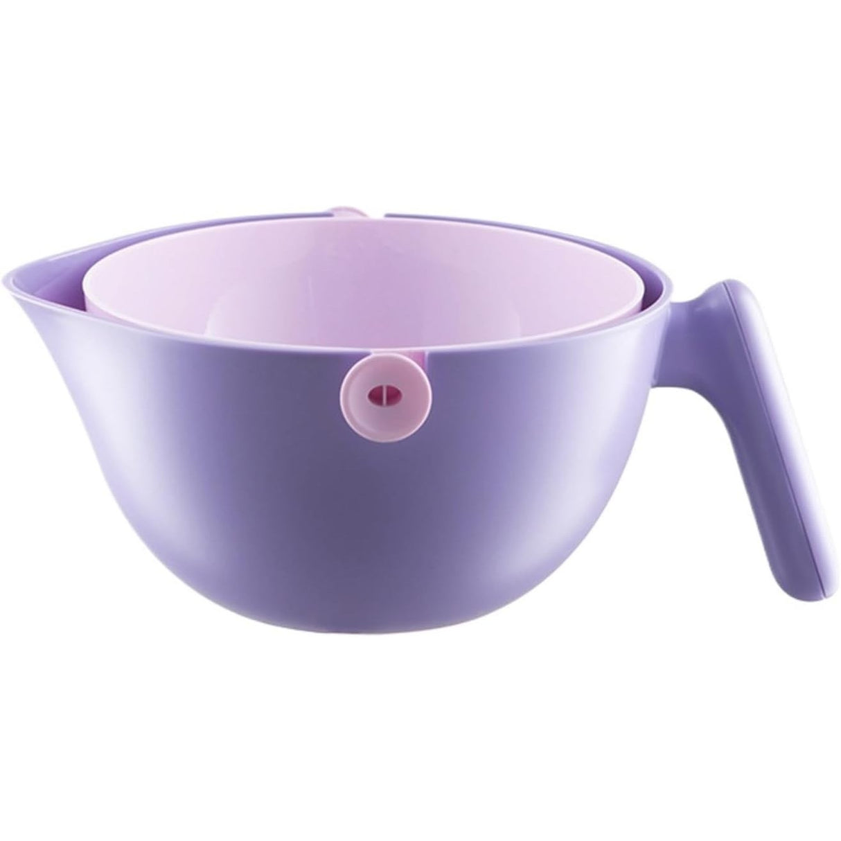 Bol Cu Doua Straturi, Pentru Fructe, Legume, Cu Cos De Scurgere A Apei, 2L, Din Abs+Pp, 29.9 X 22.5 X 11.8 Cm - vivimall.ro