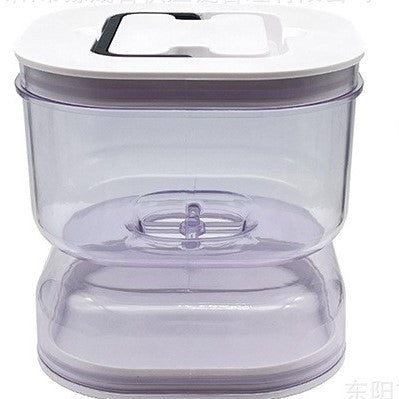Borcan Pentru Muraturi, Cu Separator Pentru Lichide, Ermetic, Termorezistent, Tip Clepsidra, 1400 Ml, Abs