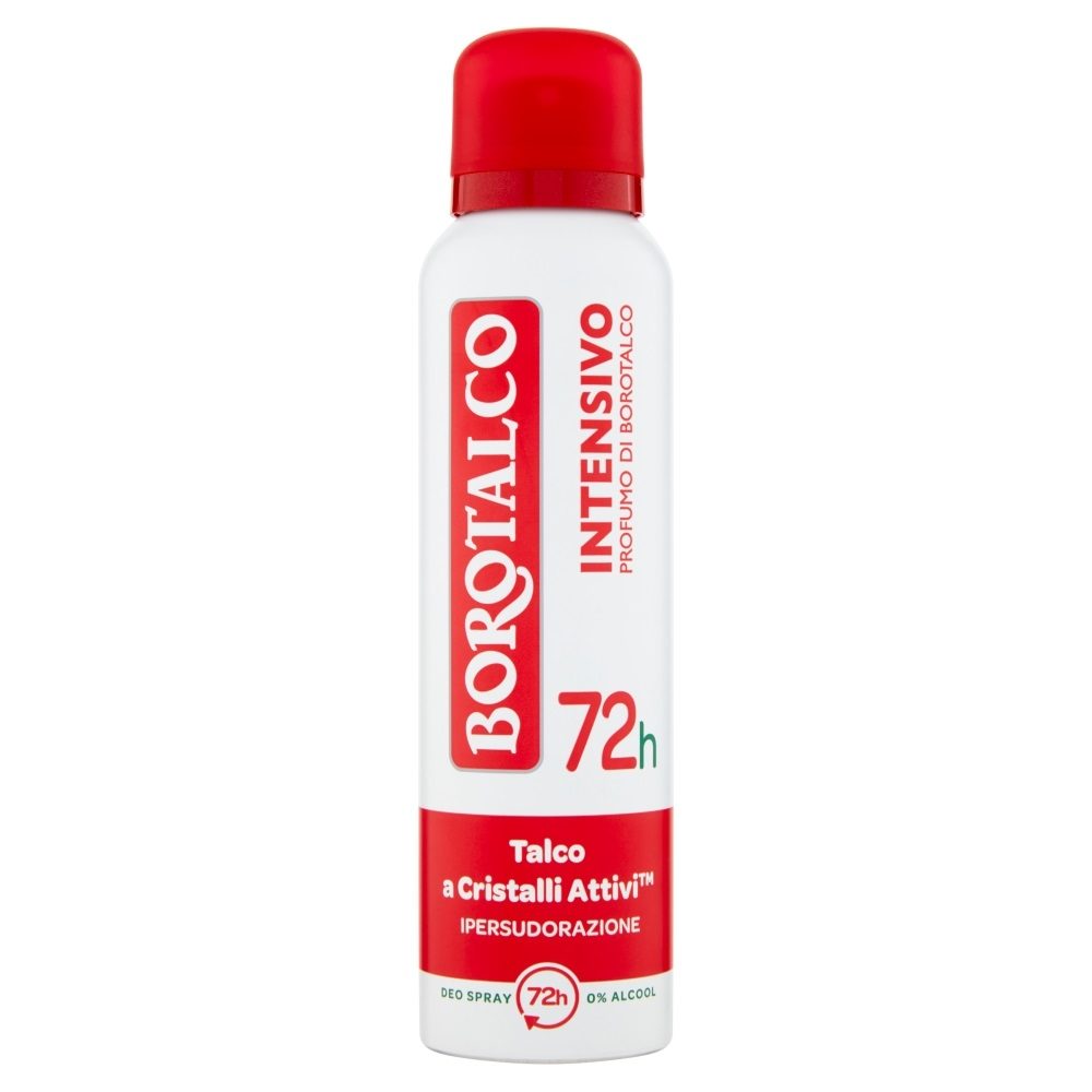 Antiperspirant Deo Spray, Borotalco, 72H Intensive, 150 ml - vivimall.ro