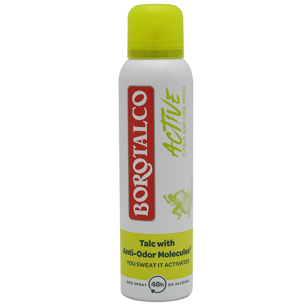 Antiperspirant Deo Spray, Borotalco, Active Citrus, 150 ml - vivimall.ro
