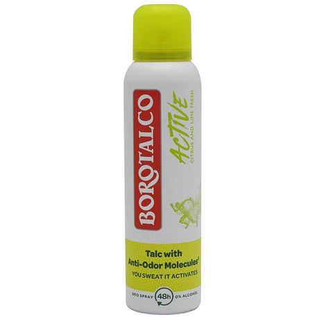 Antiperspirant Deo Spray, Borotalco, Active Citrus, 150 ml - vivimall.ro