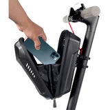 Borseta Pentru Bicicleta/Trotineta Spatiu De Depozitare, Antisoc, Waterproof, Cu Fermoar, 3L, Material Carbon Si Plastic Dur, Pentru Trotineta Electrica Scuter, Bicicleta - vivimall.ro