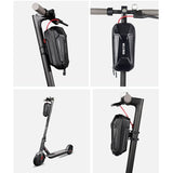 Borseta Pentru Bicicleta/Trotineta Spatiu De Depozitare, Antisoc, Waterproof, Cu Fermoar, 3L, Material Carbon Si Plastic Dur, Pentru Trotineta Electrica Scuter, Bicicleta - vivimall.ro