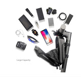 Borseta Pentru Bicicleta/Trotineta Spatiu De Depozitare, Antisoc, Waterproof, Cu Fermoar, 3L, Material Carbon Si Plastic Dur, Pentru Trotineta Electrica Scuter, Bicicleta - vivimall.ro
