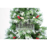 Brad artificial de Craciun nins, decorat cu conuri pin, pentru interior/exterior, inaltime 180 cm, 760 ramuri, Flippy, verde, suport metalic inclus - vivimall.ro