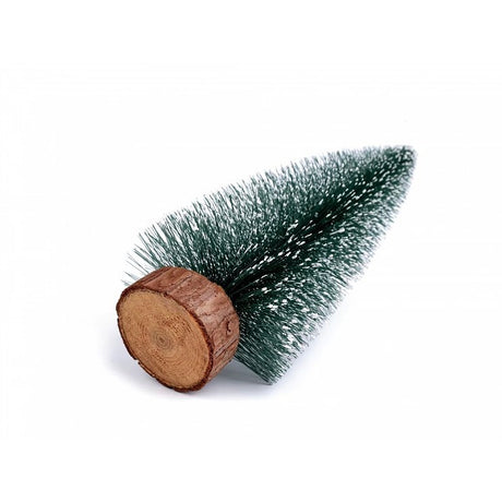 Brad Artificial De Craciun, Ornament Pentru Masa, Pe Suport Lemn, 40 Cm Inaltime