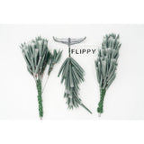 Brad artificial de Craciun tip pin, clasic, pentru interior/exterior, inaltime 150 cm, Flippy, verde, suport metalic inclus - vivimall.ro