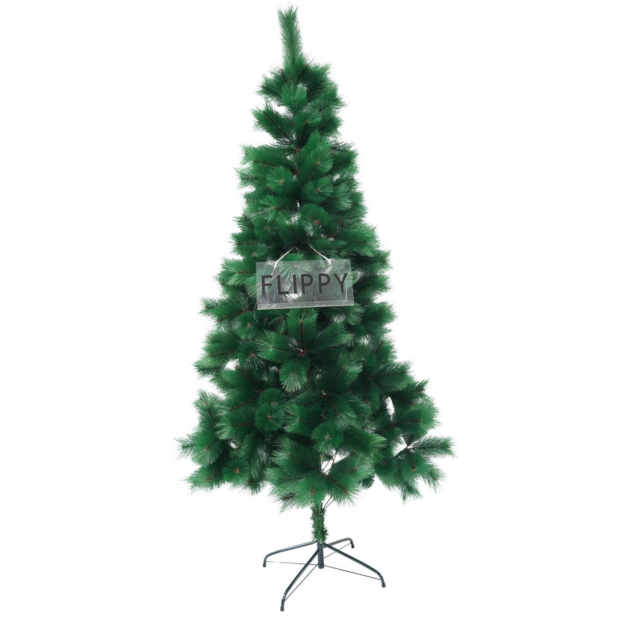 Brad Artificial De Craciun Tip Pin, Inaltime 210 Cm, Diametru 115 Cm, 350 Ramuri Cu Ace 3D 12 Cm, Suport Metalic Inclus
