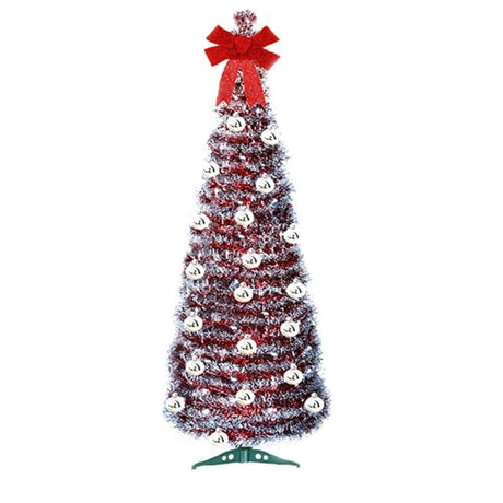 Brad De Craciun Artificial Cu Luminite, Tip Pop-Up, Inaltime 210 Cm - vivimall.ro