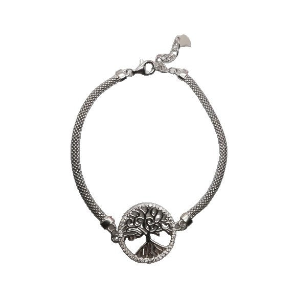 Bratara Argint 925 Copac Cu Zirconii - vivimall.ro
