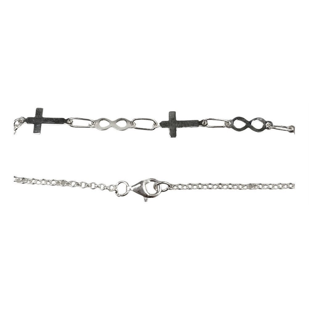 Bratara Argint 925 Cruce Si Infinit