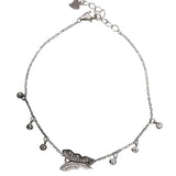 Bratara Argint 925 Cu Fluture Si Bilute Cu Zirconii - vivimall.ro