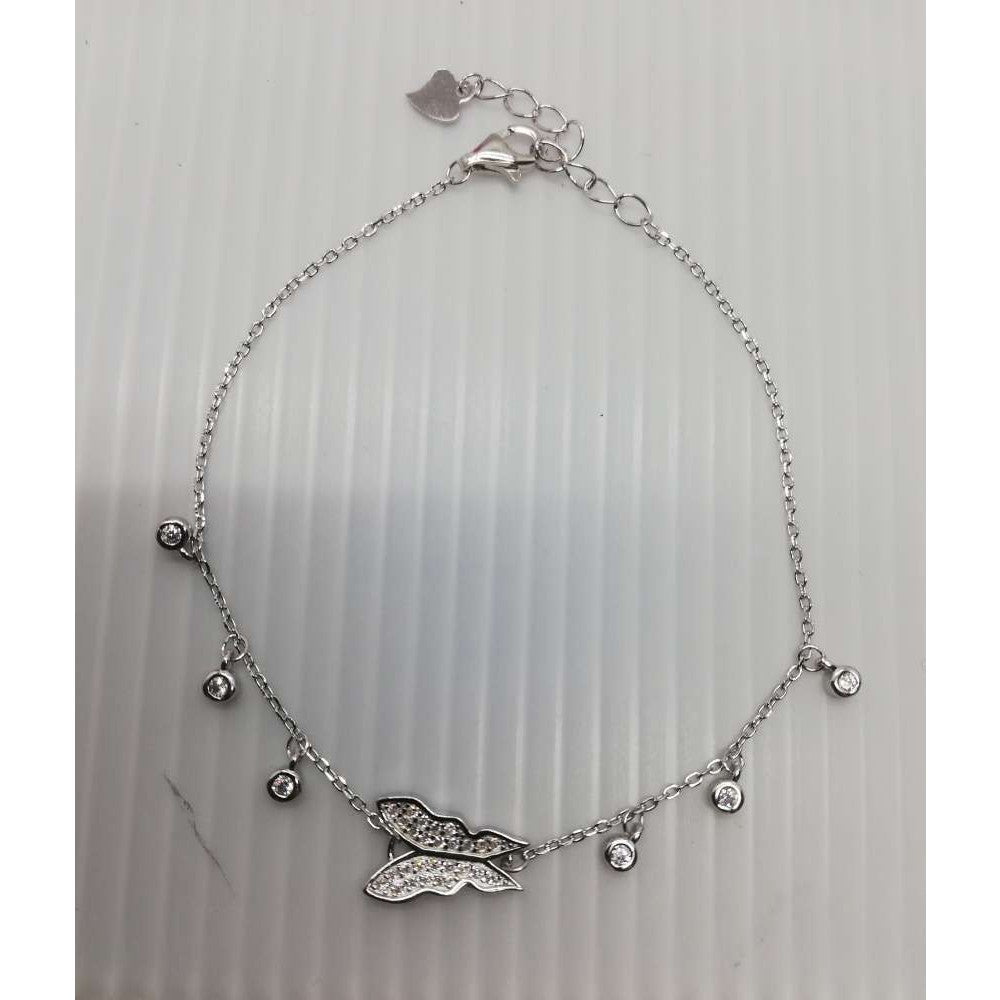 Bratara Argint 925 Cu Fluture Si Bilute Cu Zirconii - vivimall.ro
