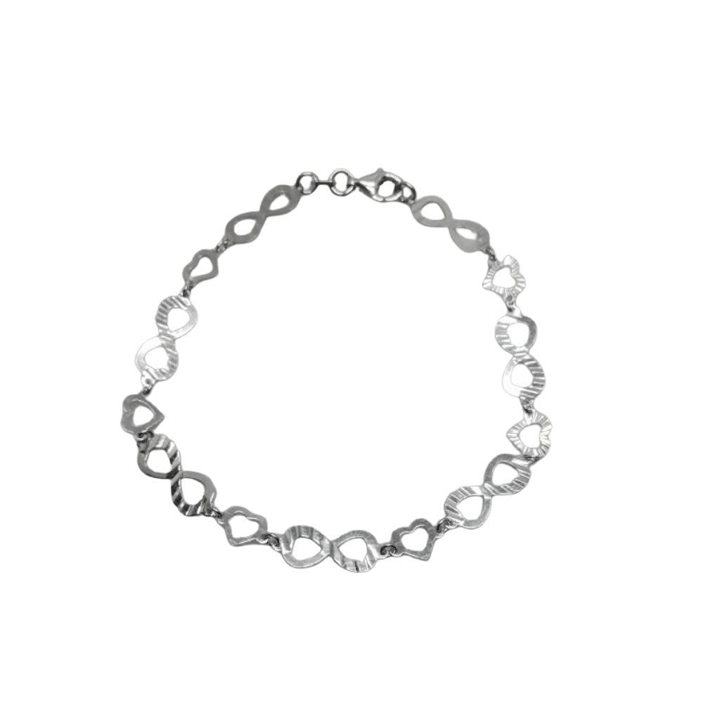 Bratara Argint 925 Cu Infinit Si Inima - vivimall.ro