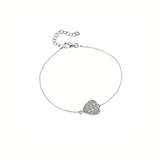 Bratara Argint 925 Inimioara Pietre