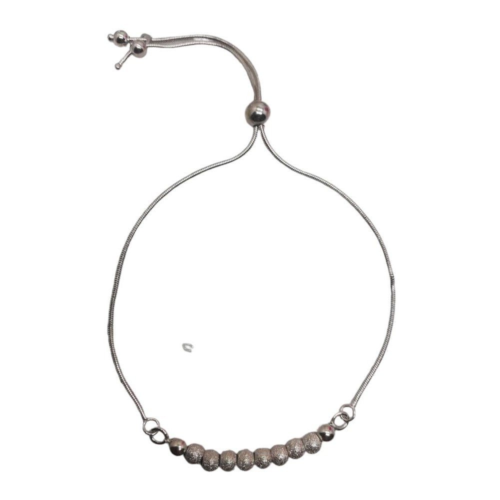Bratara Argint 925 Tip Sarpe Cu Bile Reglabila - vivimall.ro