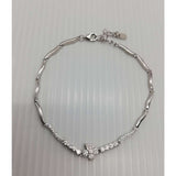 Bratara Argint 925 Trifoi Cu Zirconii - vivimall.ro