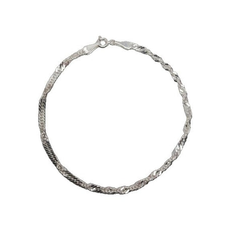 Bratara Argint 925 Unisex Rasucita - vivimall.ro