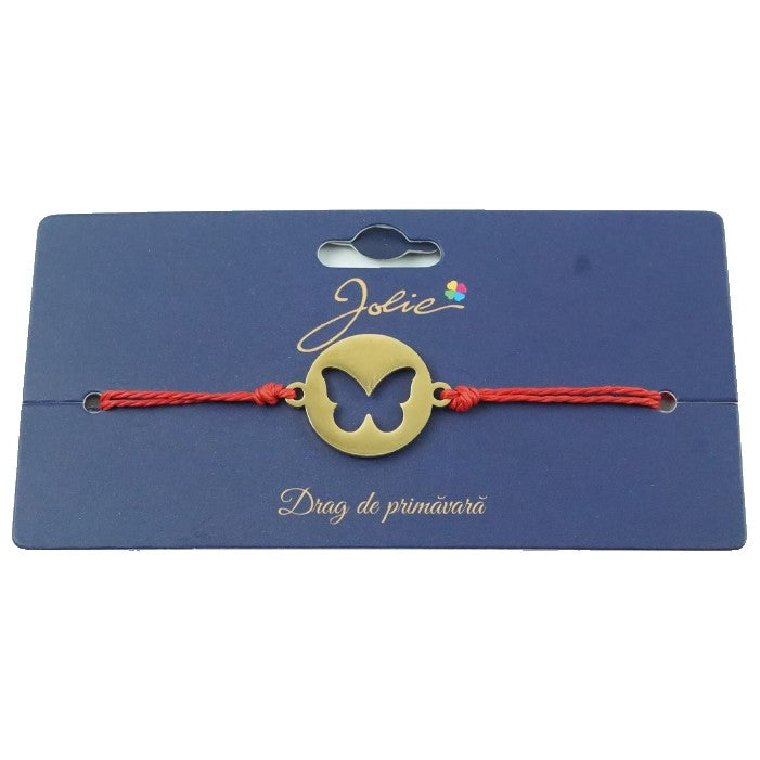 Bratara Aurie Inox Fluturas in Banut - vivimall.ro