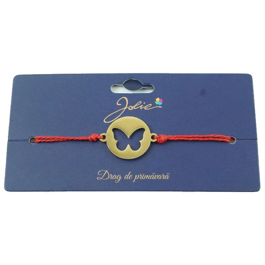 Bratara Aurie Inox Fluturas in Banut - vivimall.ro