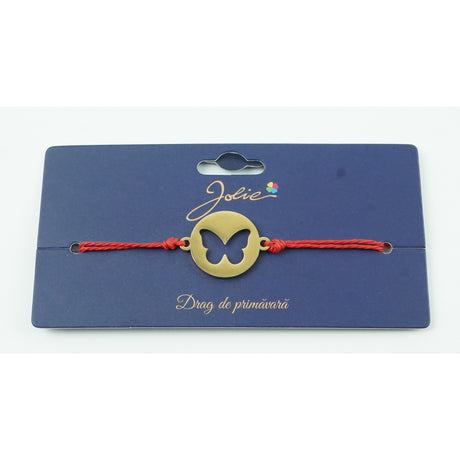 Bratara Aurie Inox Fluturas in Banut - vivimall.ro