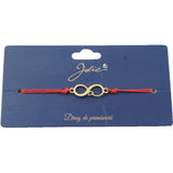 Bratara Aurie Inox Infinit cu Inima - vivimall.ro