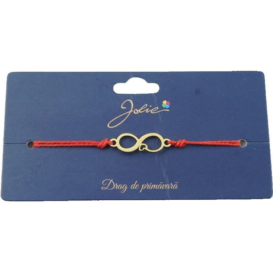 Bratara Aurie Inox Infinit cu Inima - vivimall.ro