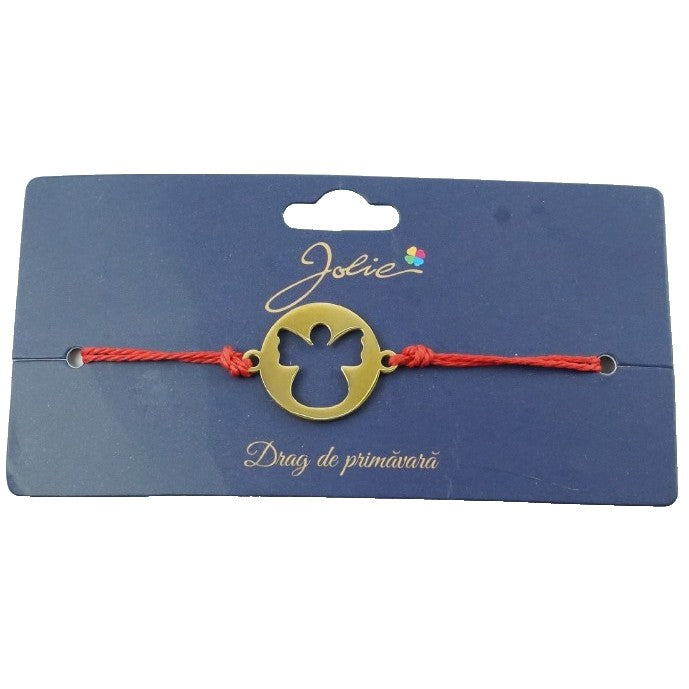Brățară Aurie Inox Îngeraș în Bănuț | Jolie