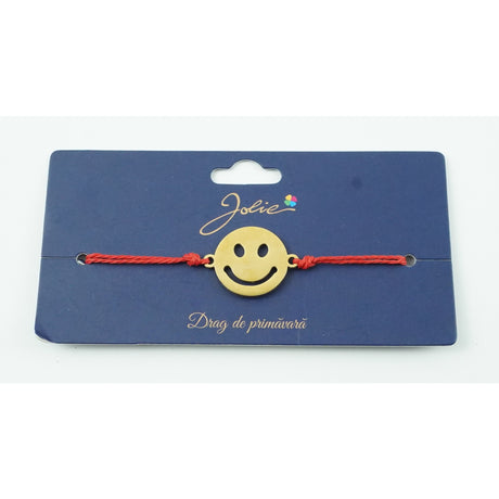 Brățară Aurie Inox Smiley Face | Jolie