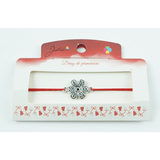 Bratara cu 2 Noduri Elastica Floare - vivimall.ro