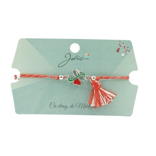 Bratara cu Ciucure Trifoi Contur - vivimall.ro